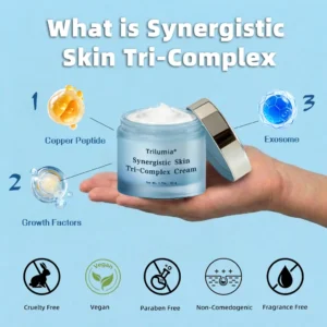 Trilumia® Synergistic Skin Tri-Complex Cream 💎(Copper Peptide+Growth Factors+Exosome)🏆Next-Generation Biotech for Wrinkle Repair💧
