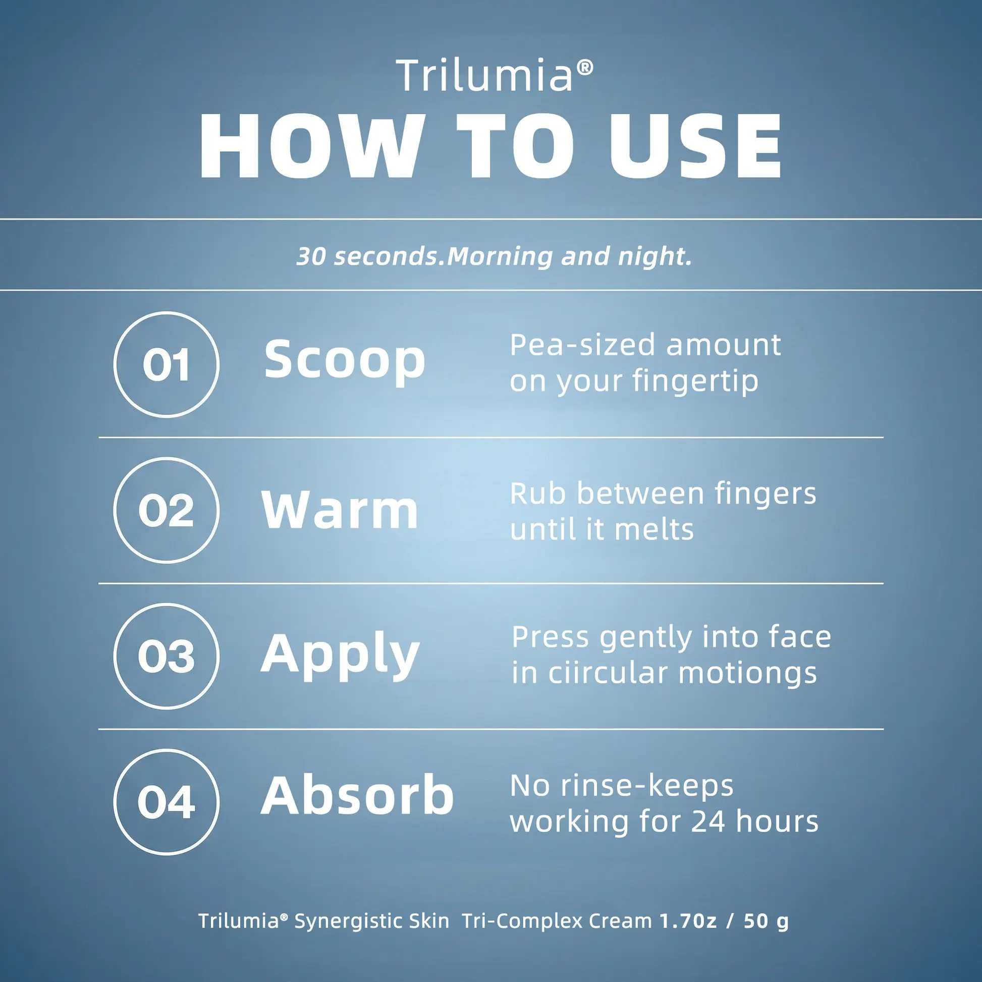 Trilumia® Synergistic Skin Tri-Complex Cream 💎(Copper Peptide+Growth Factors+Exosome)🏆Next-Generation Biotech for Wrinkle Repair💧