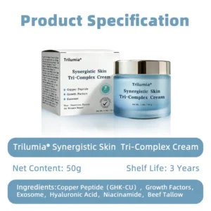 Trilumia® Synergistic Skin Tri-Complex Cream 💎(Copper Peptide+Growth Factors+Exosome)🏆Next-Generation Biotech for Wrinkle Repair💧