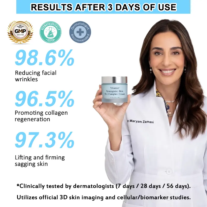 Trilumia® Synergistic Skin Tri-Complex Cream 💎(Copper Peptide+Growth Factors+Exosome)🏆Next-Generation Biotech for Wrinkle Repair💧