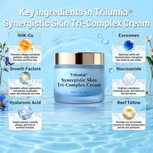 Trilumia® Synergistic Skin Tri-Complex Cream 💎(Copper Peptide+Growth Factors+Exosome)🏆Next-Generation Biotech for Wrinkle Repair💧