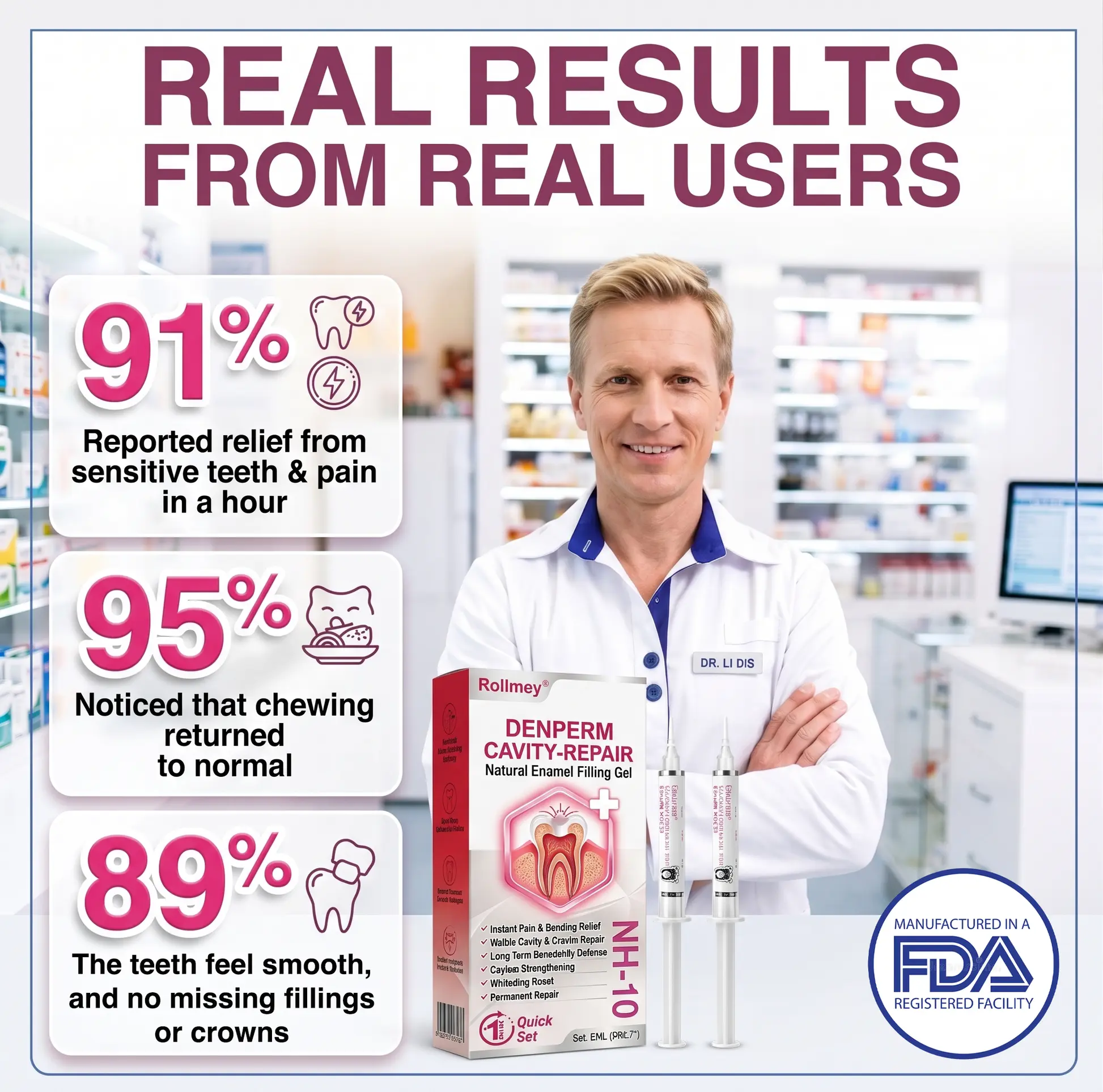 🇺🇸Trilumia® DenPerm🦷 Cavity-Repair Natural Enamel Filling Gel🥗
– waletuo