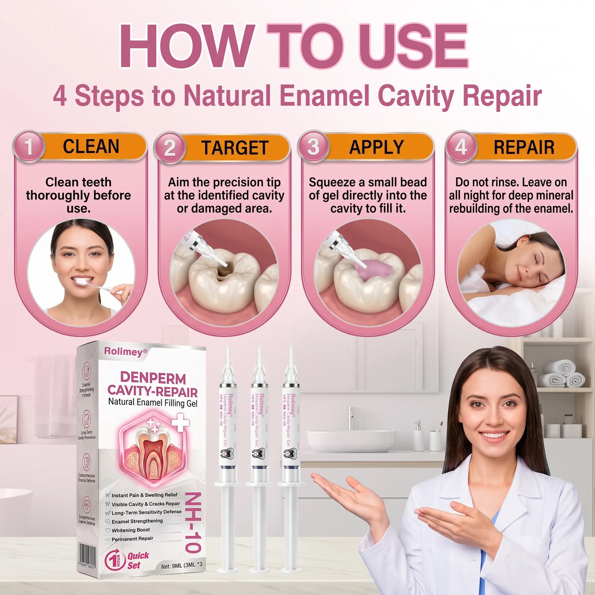 🇺🇸Trilumia® DenPerm🦷 Cavity-Repair Natural Enamel Filling Gel🥗
– waletuo