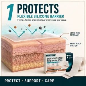 🇺🇸👩‍⚕️✨Trilumia® Silicone Scar Therapy Roll — Custom-Fit Care for Long, Raised Surgical Scars