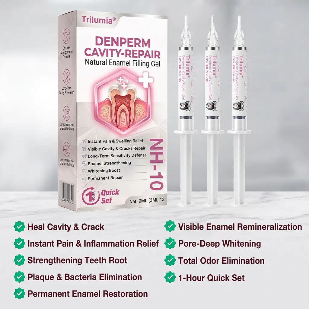 👨⚕️ Official Store ✨ Trilumia® DenPerm 🦷 Cavity-Repair Natural Enamel
– Petal Twist
